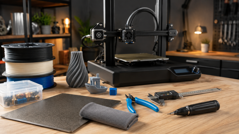 Les accessoires indispensables pour débuter en impression 3D