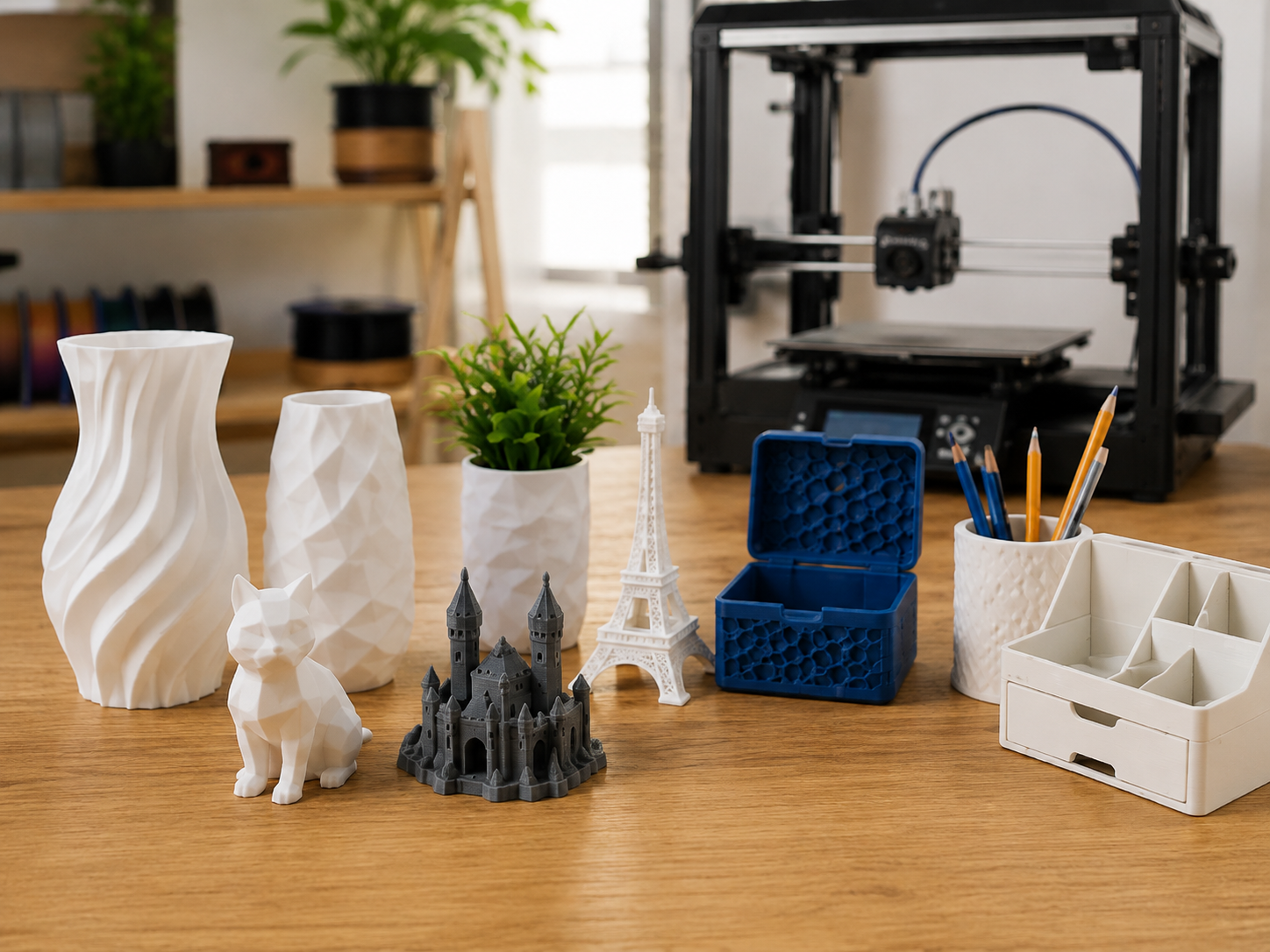 Quand utiliser du PLA objets imprimés en PLA avec une imprimante 3D