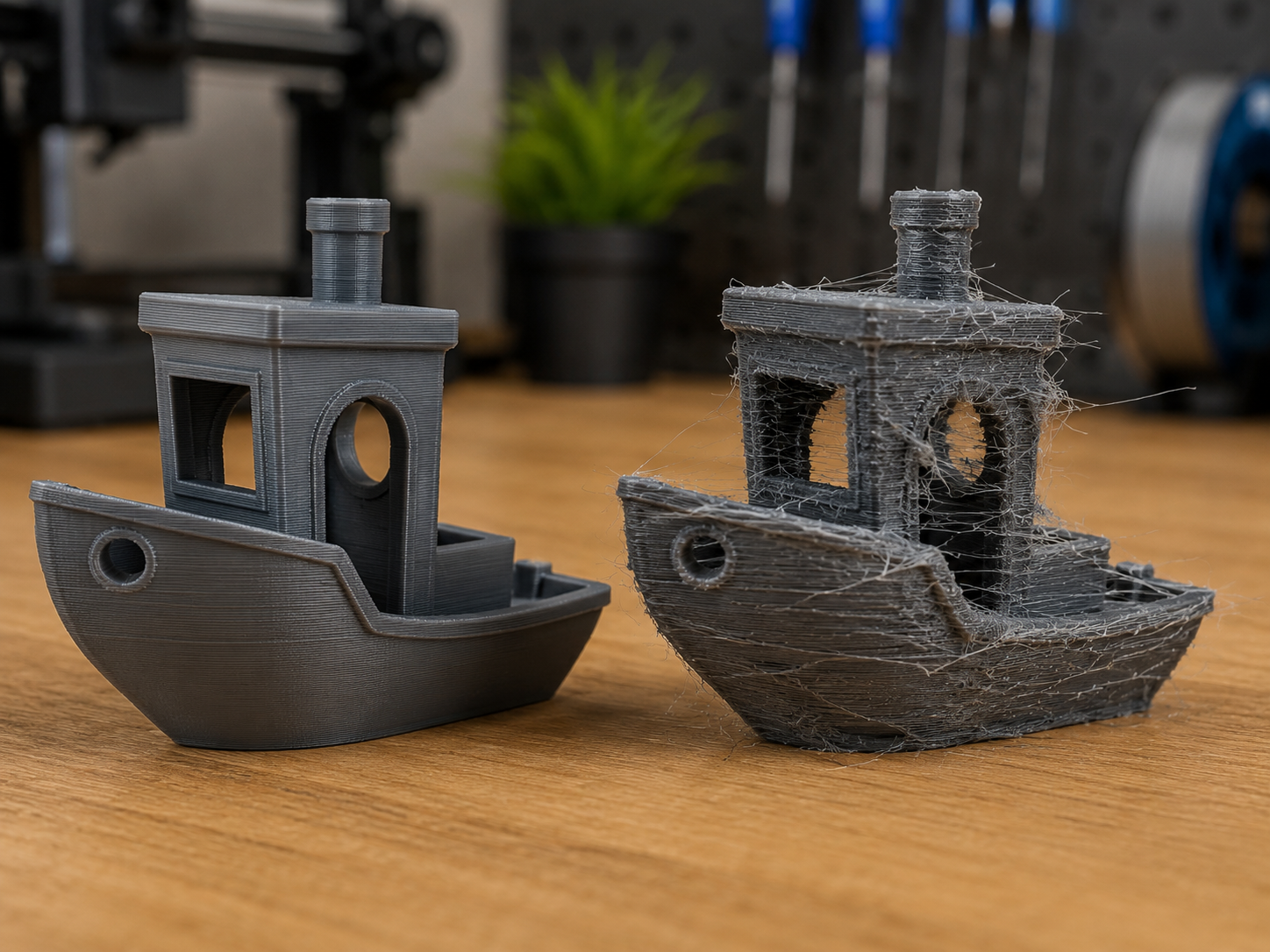 PETG humide et stringing stringing PETG filament humide impression 3D