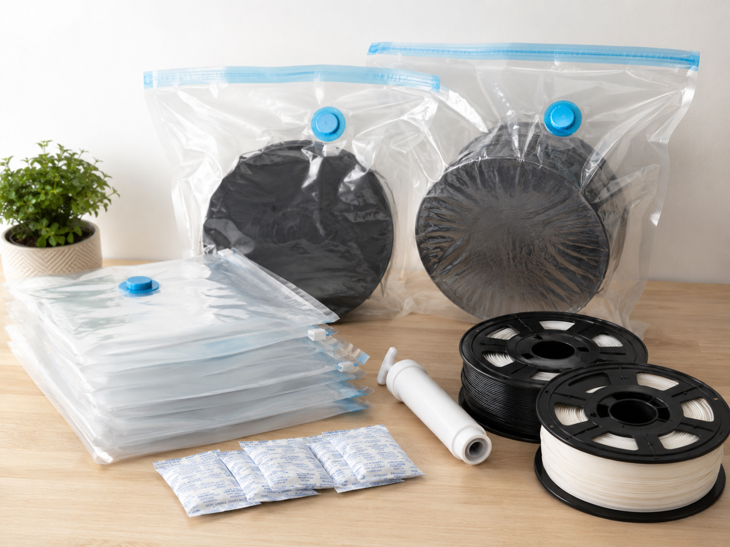 Sacs sous vide pour bobines de filament 3D